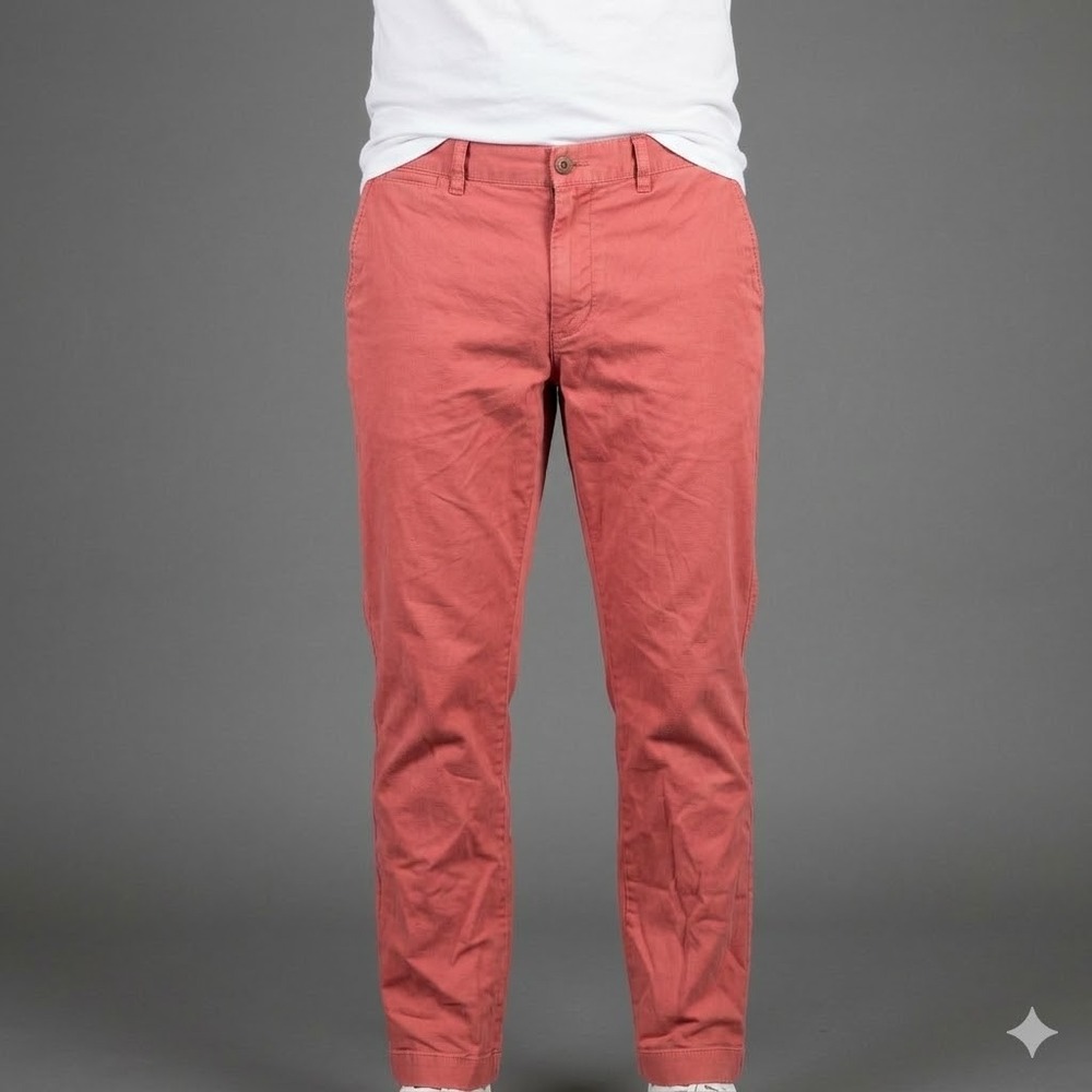 J.Crew Men's Pants Flex Straight Chino‎ Coral Dust 34x34